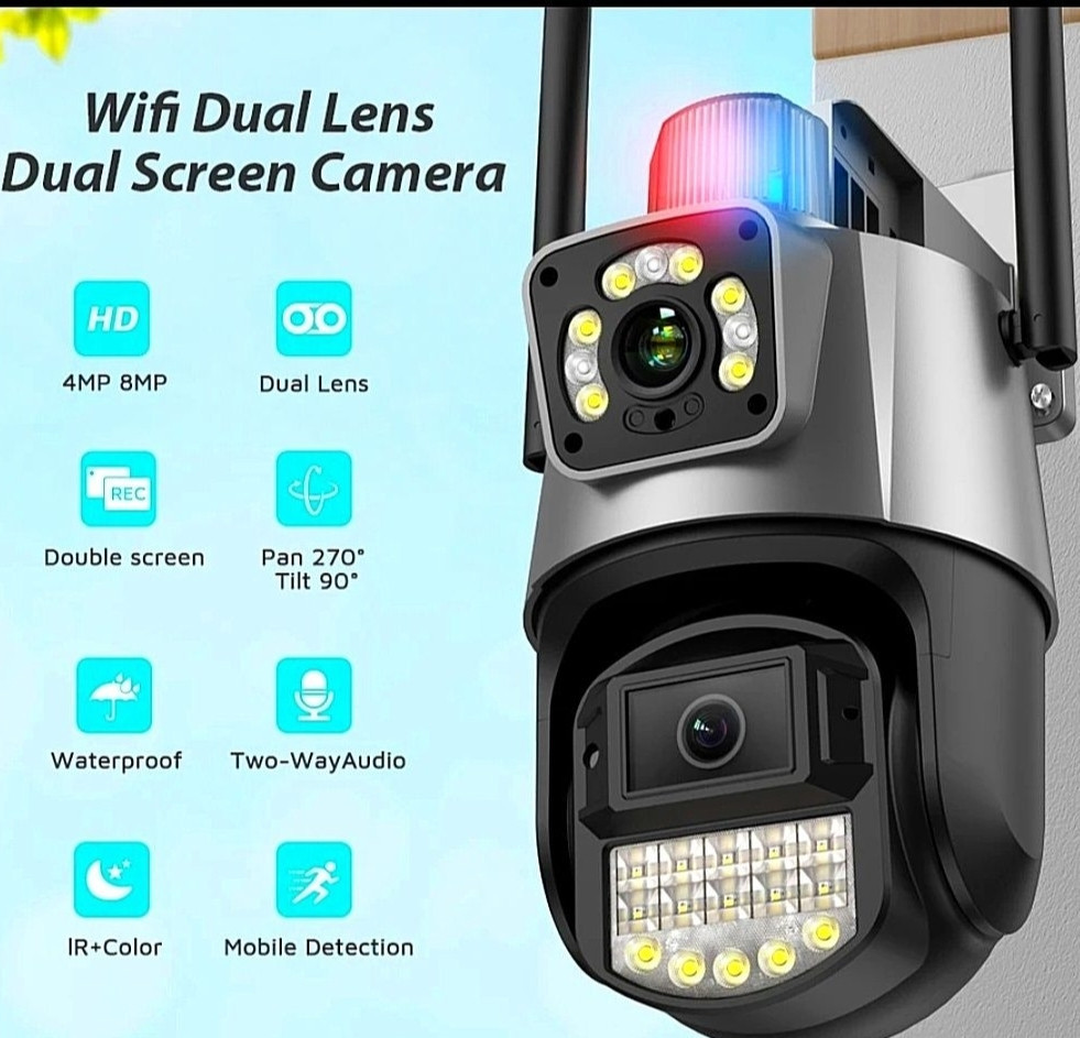 Уличная поворотная Wi-Fi Камера видеонаблюдения: 8Мп.Anbiux Харьков - изображение 4