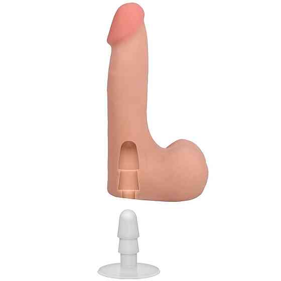 Фаллоимитатор Doc Johnson The Realistic Cock ULTRASKYN - 7 Inch with Balls Vanilla Sex Aura Киев