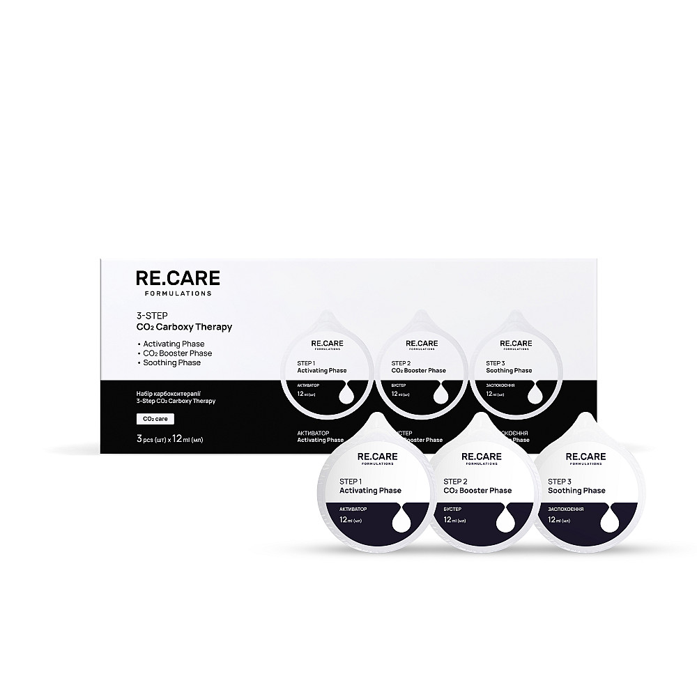 Набір карбокситерапії 3-Step CO2 Carboxy Therapy RE.CARE Київ - фото 1