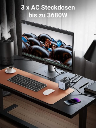 Мережевий зарядний пристрій UGREEN CD268 65W DigiNest Cube (2C2A) (UGR-60113) Київ