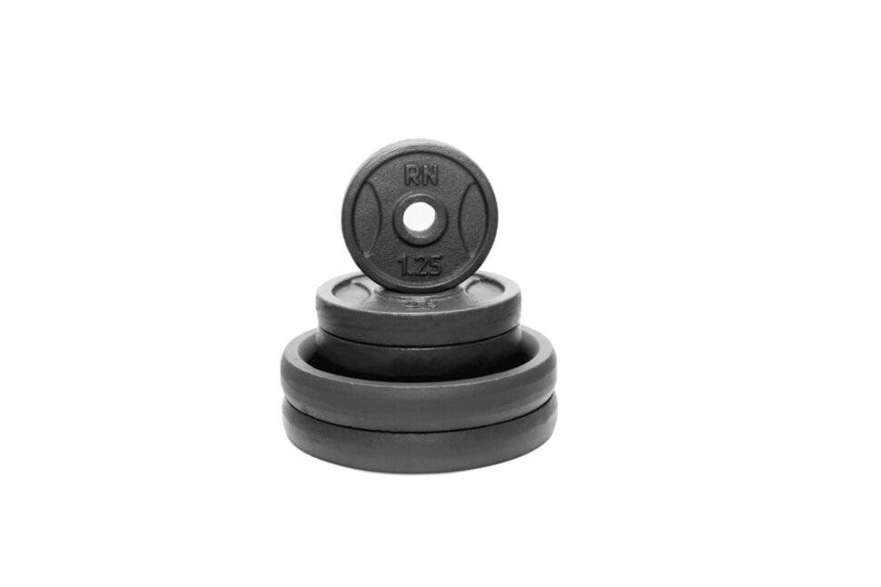 Диск чугунный 2.5 кг на гриф 50 мм Гантели, гири, штанги и диски металлический Киев - изображение 3