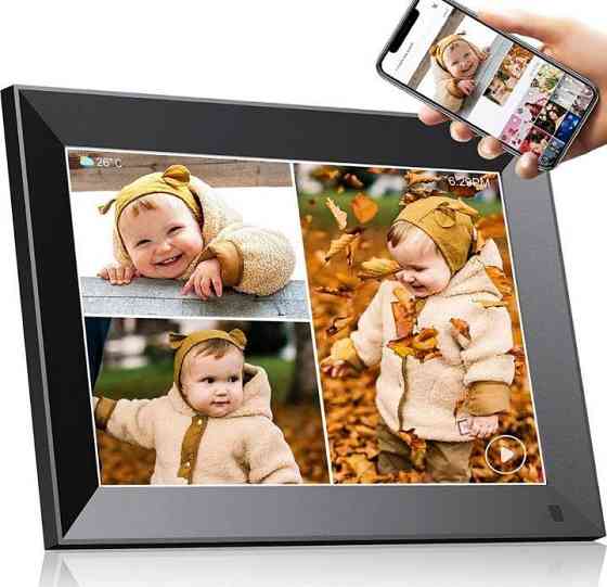 Цифрова фоторамка ZCYGE M10R6 Wi-Fi з додатком для відео та слайд-шоу Луцьк