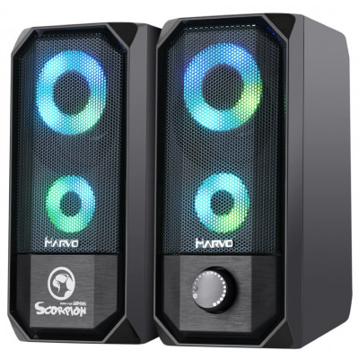 Акустична система Marvo SG-265 Multi-LED USB Black Вінниця - фото 2