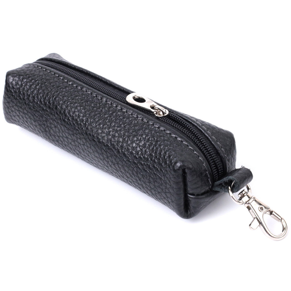 Містка ключниця унісекс з натуральної шкіри Shvigel 16227 Чорна Київ - фото 2