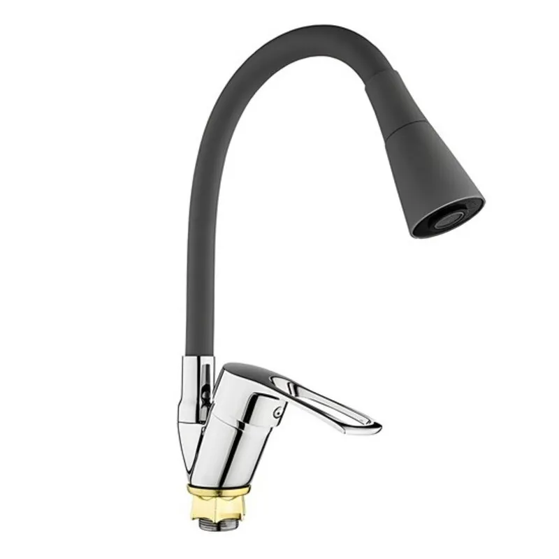 Кухонний змішувач Mixxus Dany 011 (NUT) REFL.GREY без підведення Харків - фото 1