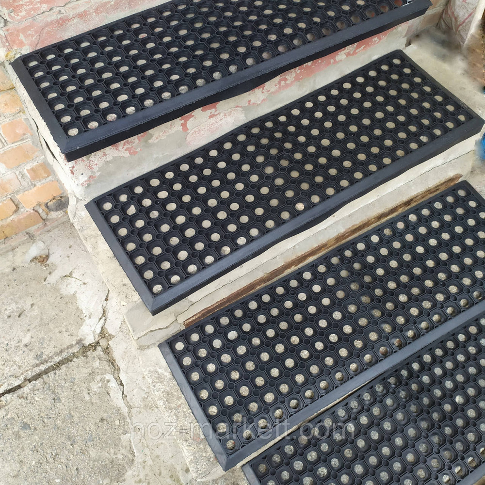 Коврик накладка на ступени антискользящий грязезащитный 90 х 30 см соты противоскользящие килими на сходи Харьков - изображение 8