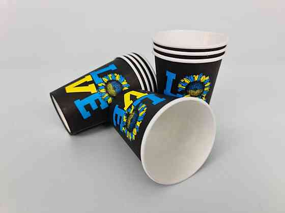 Стаканчики для кави 250 мл "LOVE" Маестро h9 (50 шт.) Харків