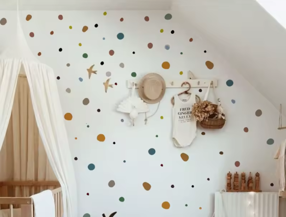 Набор виниловых наклеек декоративный в детскую комнату 