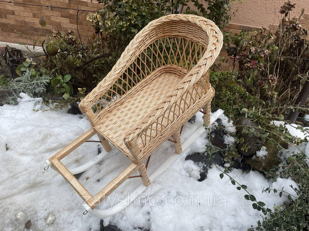 Санки  из лозы плетеные Киев - изображение 3