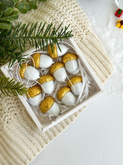 Набор желудей расписанных вручную. Киев - изображение 6