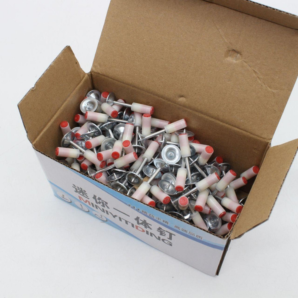 200шт Піроксилінові цвяхи 7,3x27мм, шайба 16мм / Монтажні цвяхи для ручного цвяхозабивного пістолета Київ - фото 10