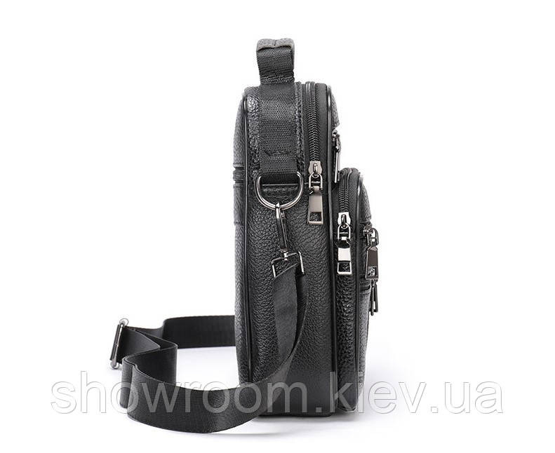 Чоловіча горизонтальна сумка Leather Collection (9916) Київ - фото 4
