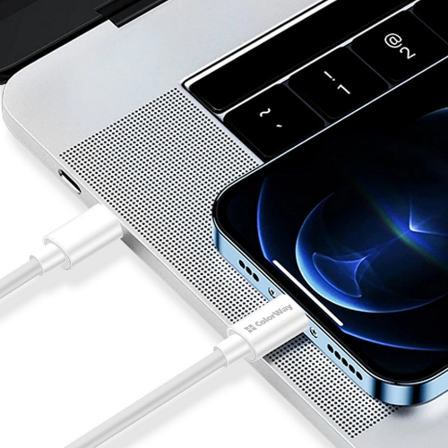 Кабель USB PD Type-C/Type-C ColorWay CW-CBPDCC055-WT 3,0A 60W 1м білий Житомир