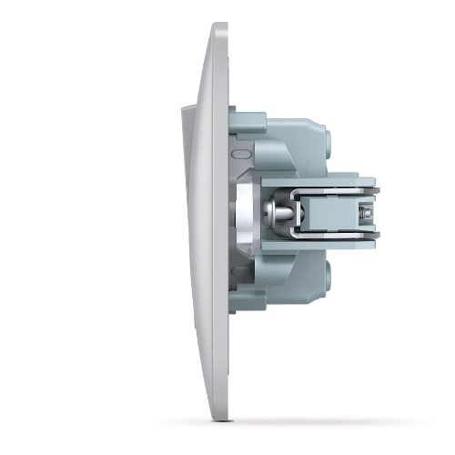 BINERA срібний шовк Вимикач внутрішній прохідний 2кл Videx Житомир - фото 5