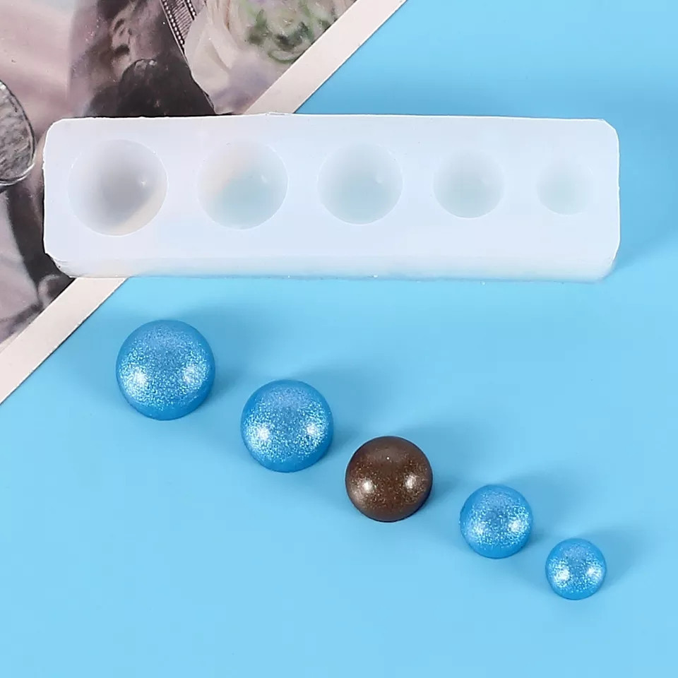 Молд маленький Полусферы 23 на 85 мм серый Киев - изображение 1