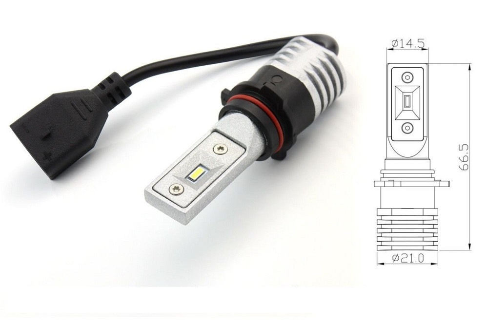 Комплект світлодіодних ламп BAXSTER SE Plus P13W PG18,5d-1 6000K 4000Lm 9-32V Харків - фото 3