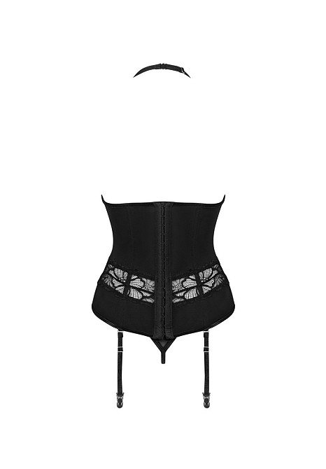 Эротический черный корсет Serafia corset XL/2XL Sex Aura Киев - изображение 3