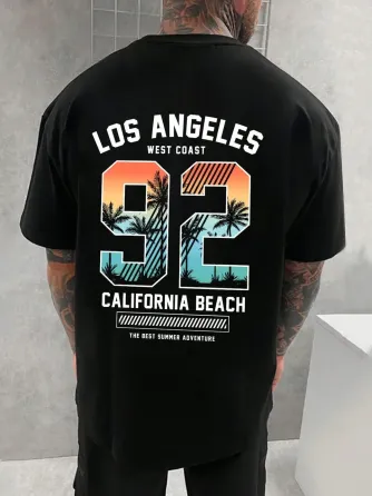 Футболка чоловіча с принтом  42 Чорний 2664090243 Дніпро