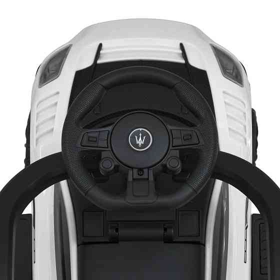 Дитяча каталка-толокар 2 в 1 M 5106-1 білий, з батьківською ручкою Вінниця