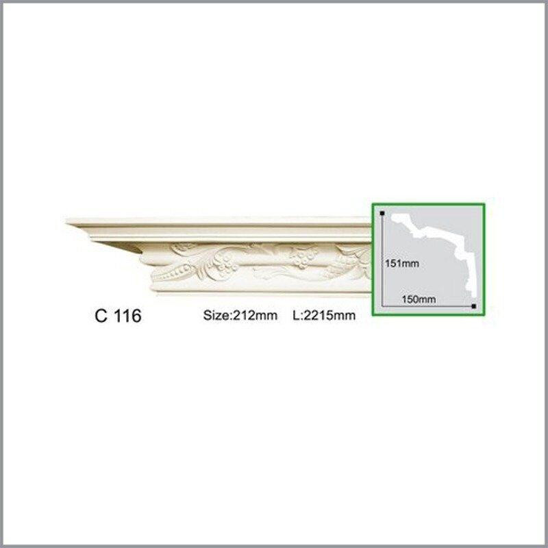 Карниз полиуретановый с орнаментом Gaudi Decor C 116 Днепр - изображение 1