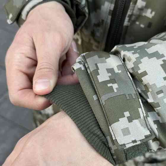 Мужская зимняя Куртка с капюшоном Pobedov Winter Jacket Motive ЗИМА Киев