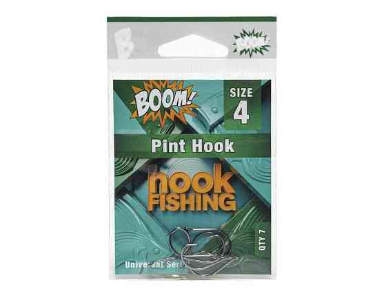 Крючок для мирной рыбы Pint Hook No4 (7 шт/уп) (BN) ТМ BOOM Киев