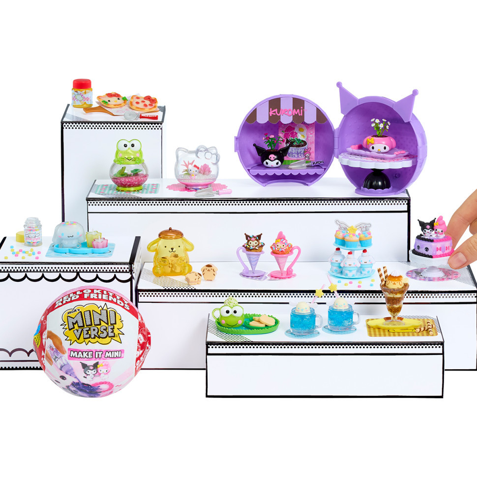 Ігровий набір Створи стиль разом з Хеллоу Кітті та друзями Miniverse 547235 серії "Sanrio" S2 Вінниця - фото 5