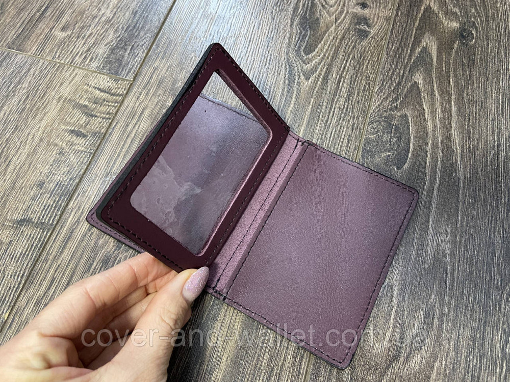 Обкладинка на посвідчення  НАБУ (антикорупційне бюро) натуральна шкіра Київ - фото 5