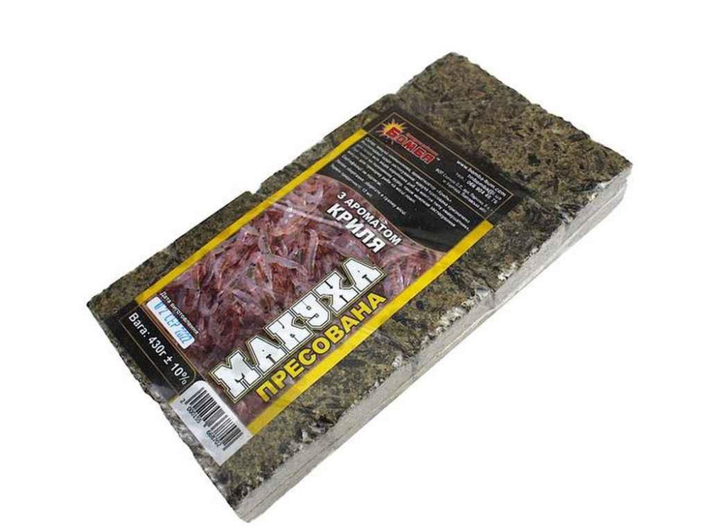 Макуха пресована Криль 430гр ТМ Бомба Київ - фото 1
