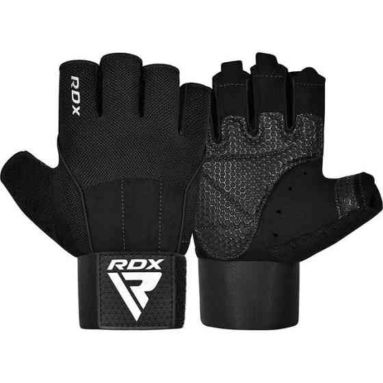 Рукавички для фітнесу RDX W3 BLACK WITH EVA PADDING-L Каменское