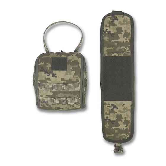 Подсумок-аптечка (быстрый сброс) Kiborg GU Cordura Pixel. Быстросъемная тактическая аптечка подсумок Киев