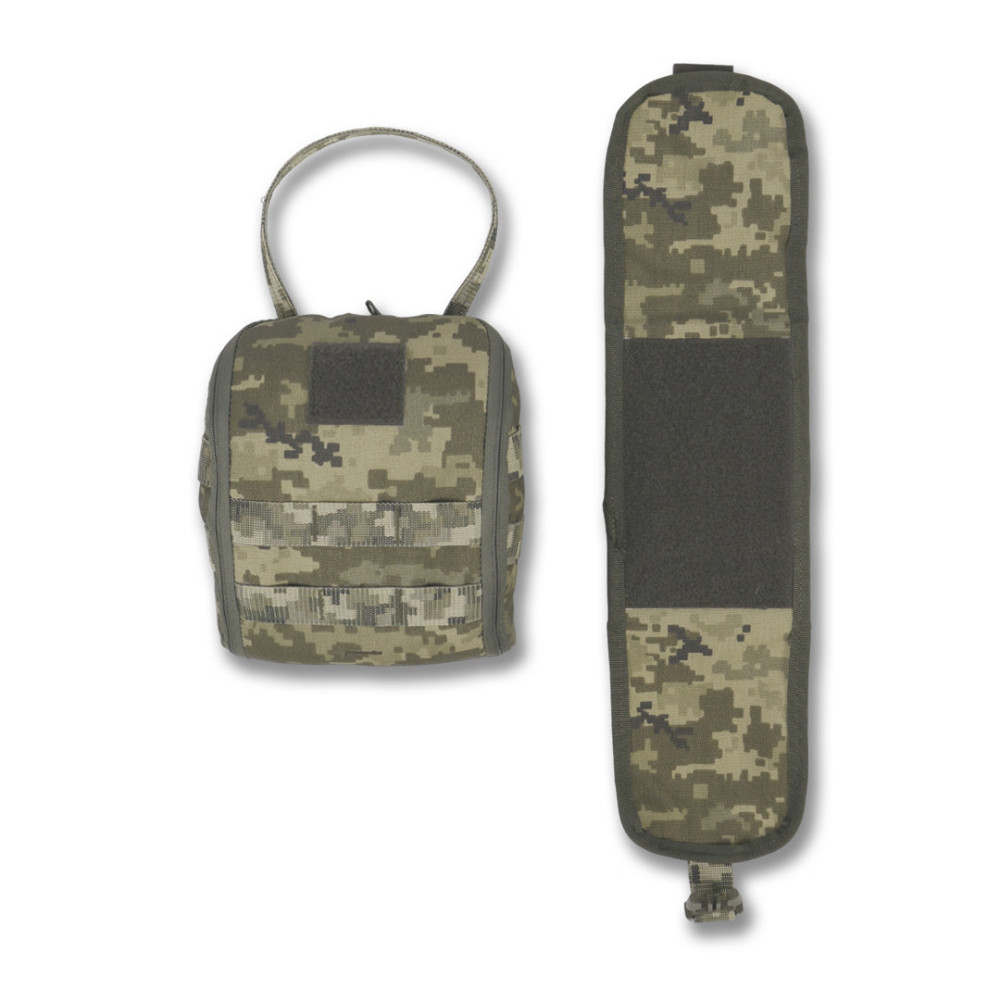 Подсумок-аптечка (быстрый сброс) Kiborg GU Cordura Pixel. Быстросъемная тактическая аптечка подсумок Киев - изображение 4