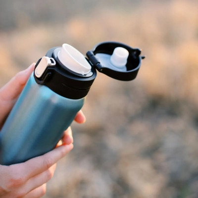 Термокружка Tribe Motion 0,36 л aqua (T-DD-0014-aqua) Вінниця - фото 9