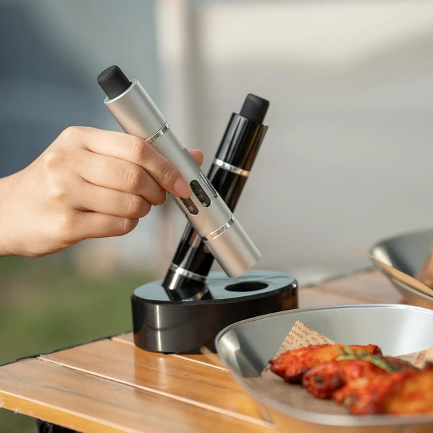 Набір ручних млинів подрібнювачів для солі і перцю спецій механічний 2 в 1 ML-0001 Біла Церква - фото 2