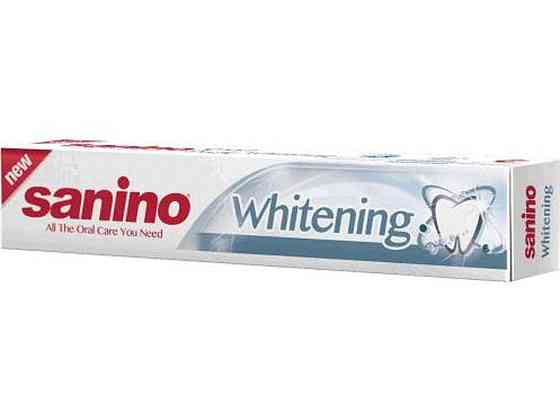Зубна паста 100мл Pure White ТМ SANINO Київ