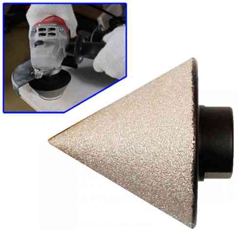 Фреза алмазная конусная 50мм M14 по керамике граните для УШМ Винница