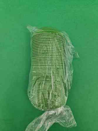 Кришка зелена на стакан паперовий Ф75 (гар) Маєстро (50 шт) Харків