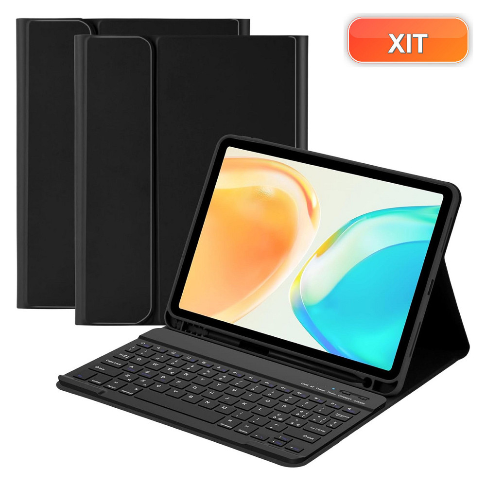 Клавіатурний чохол кейс з клавіатурою GAOJIE QWERTY для iPad Air 11 2024/2025 Air 5 Air 4 iPad Pro 11 Bluetooth чорний Київ - фото 1