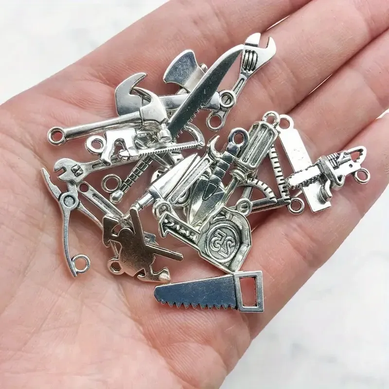 Набор подвесок «Инструменты» – 20 шт. металлические украшения для браслетов, сережек и кулонов Киев - изображение 10