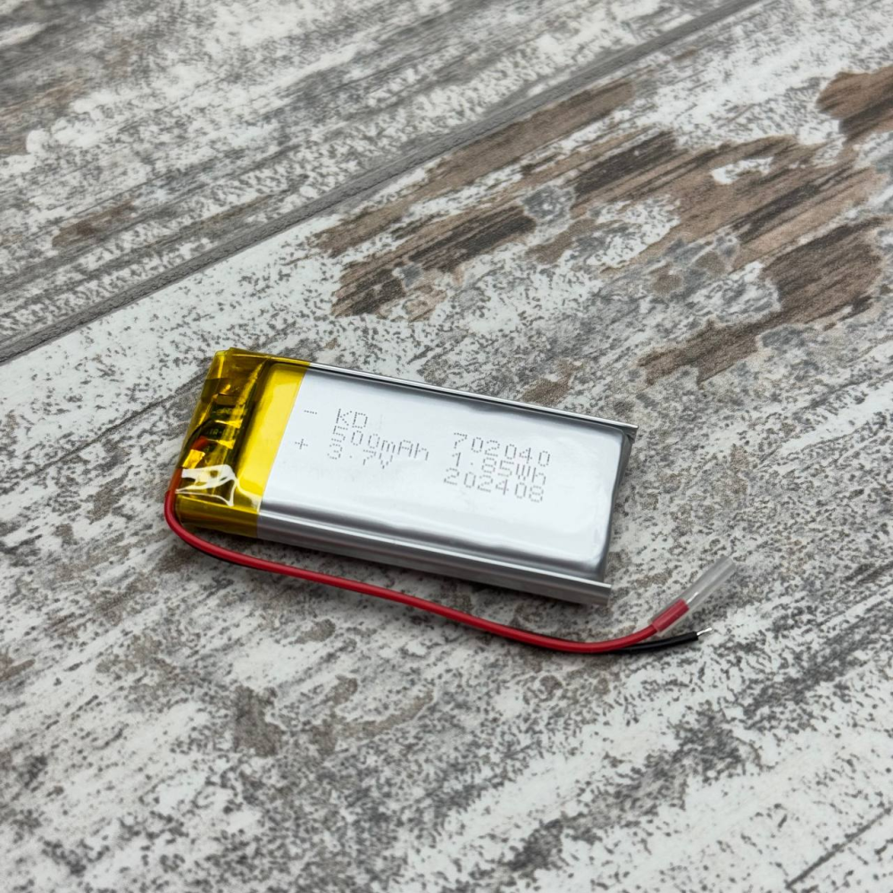 Акумуляторна батарея Li-pol 702040 3.7В 500мАч для RC моделей MP3 MP4 GPS DVR пристроїв Київ - фото 2