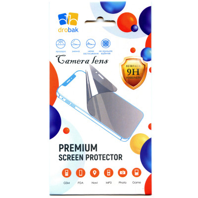 Стекло защитное Drobak for camera 3D Apple iPhone 16 (676761) Винница - изображение 1