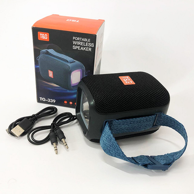 Колонка з подсвечиванием портативная TG339, Bluetooth колонка с освещением bluetooth бюджетная KN-89 Львов - изображение 3