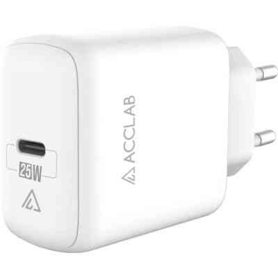 Зарядное устройство ACCLAB AL-TC125 1хType-C 5В/3A/25W QC/PD3.0 (1283126538841) Винница