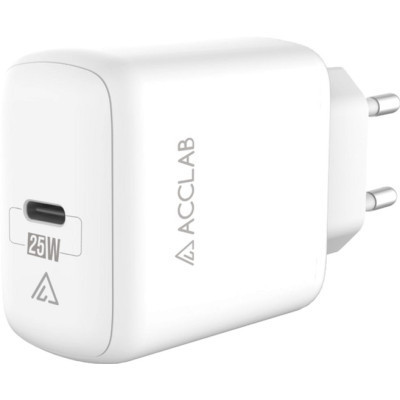 Зарядний пристрій ACCLAB AL-TC125 1хType-C 5В/3A/25W QC/PD3.0 (1283126538841) Вінниця - фото 1