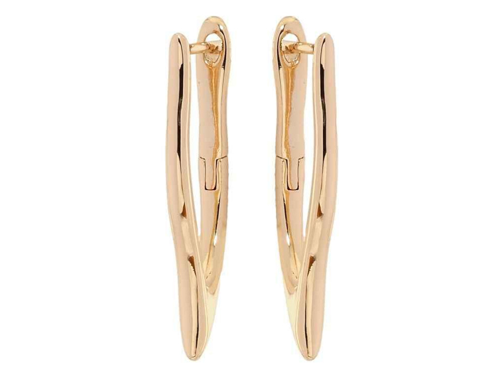 Серьги Позолота 18K английский замок Фигурные скобы (168843) ТМ XUPING Киев - изображение 1