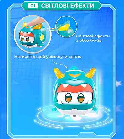 Ігрова фігурка Super Wings Super Pet Тіно улюбленець (Tino pet), світло Київ