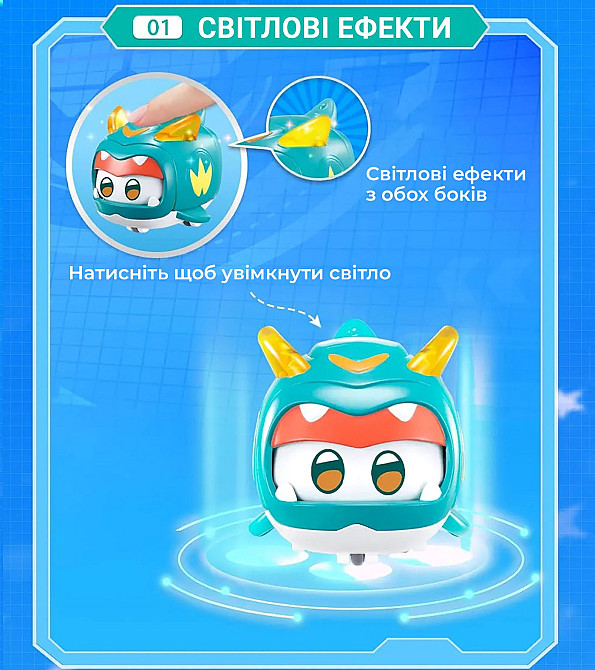 Ігрова фігурка Super Wings Super Pet Тіно улюбленець (Tino pet), світло Киев - изображение 4