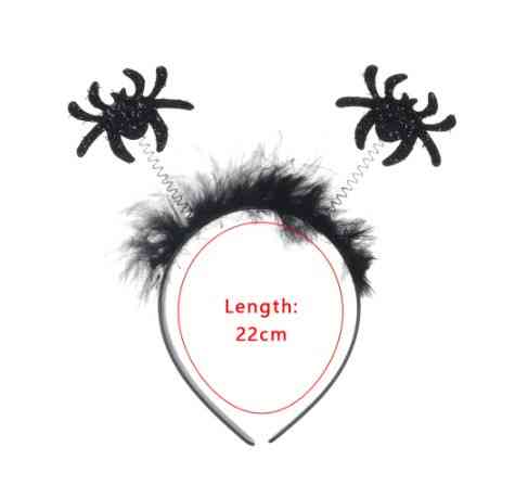 Обруч на Хэллоуин Пауки one size черный Киев