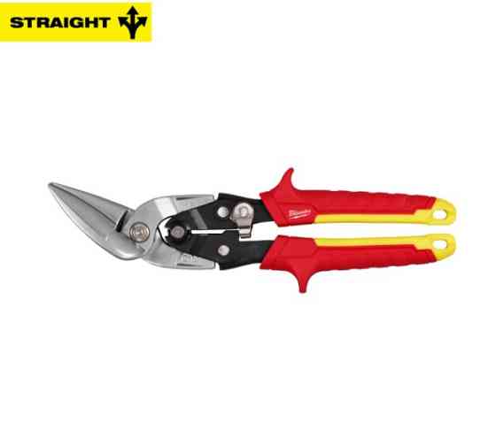 Ножиці по металу офсетні (45 град.) MILWAUKEE (прямий різ) Одеса