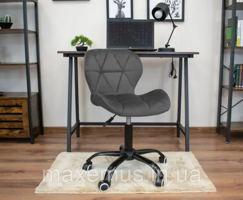 Офисное кресло операторское для персонала Bonro B 5 3 1 кресло на колесах для офиса компьютерное велюр серый Мостиська - фото 19